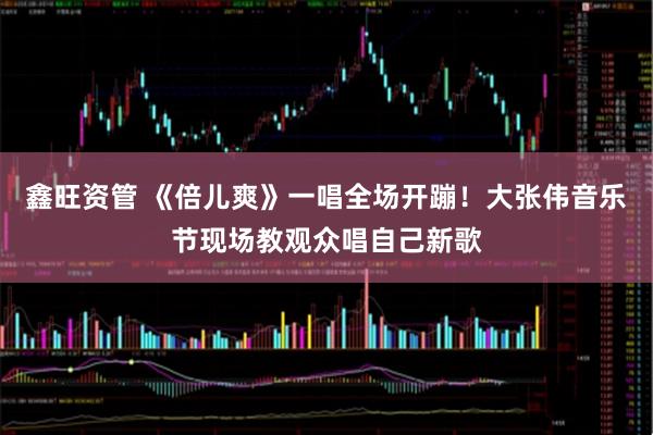 鑫旺资管 《倍儿爽》一唱全场开蹦！大张伟音乐节现场教观众唱自己新歌