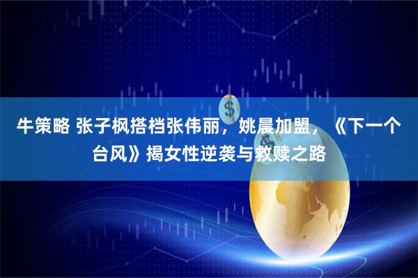 牛策略 张子枫搭档张伟丽，姚晨加盟，《下一个台风》揭女性逆袭与救赎之路
