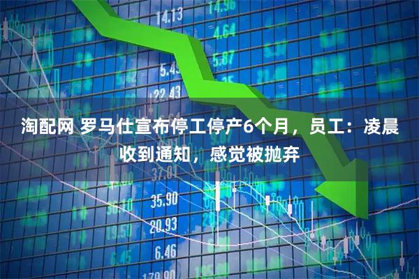 淘配网 罗马仕宣布停工停产6个月，员工：凌晨收到通知，感觉被抛弃