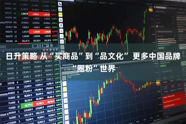 日升策略 从“买商品”到“品文化” 更多中国品牌“圈粉”世界